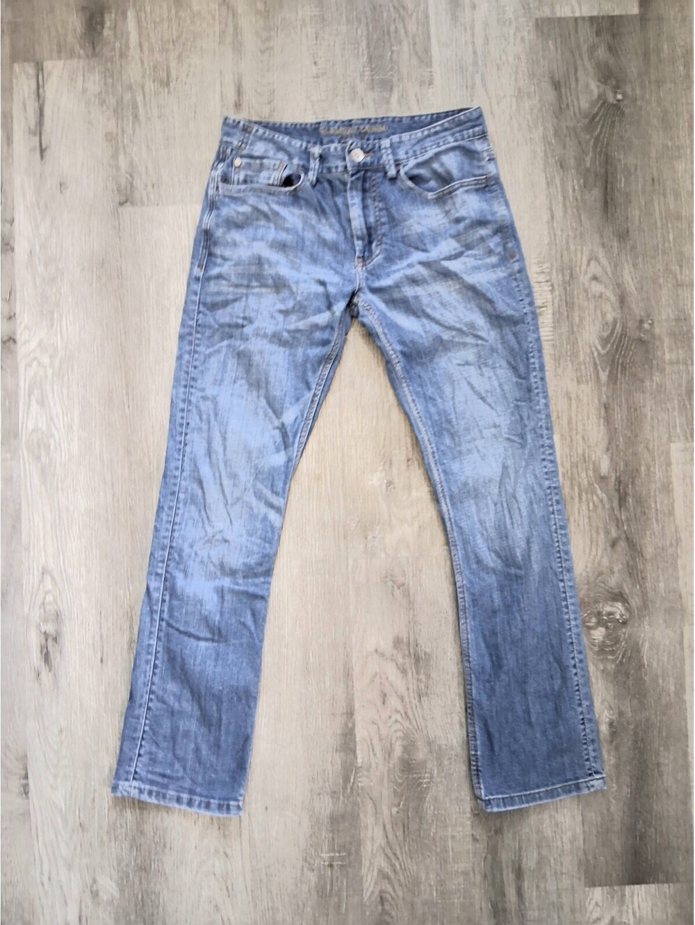 Element Skateboards Desoto Men's 28x29 Slim Straight Fit Denim Blue Jeans